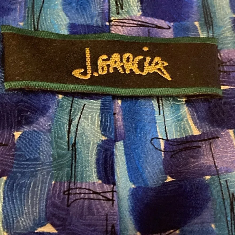 Men's Jerry Garcia Tie Multicolored Blue Mountain Collection  Thirty-Eight